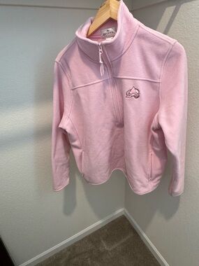 Vintage Avalanche Pink Fleece Quarter-Zip Jacket